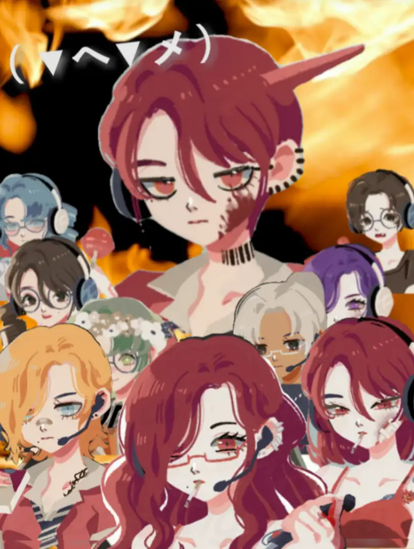 On campus 燃烧的火焰