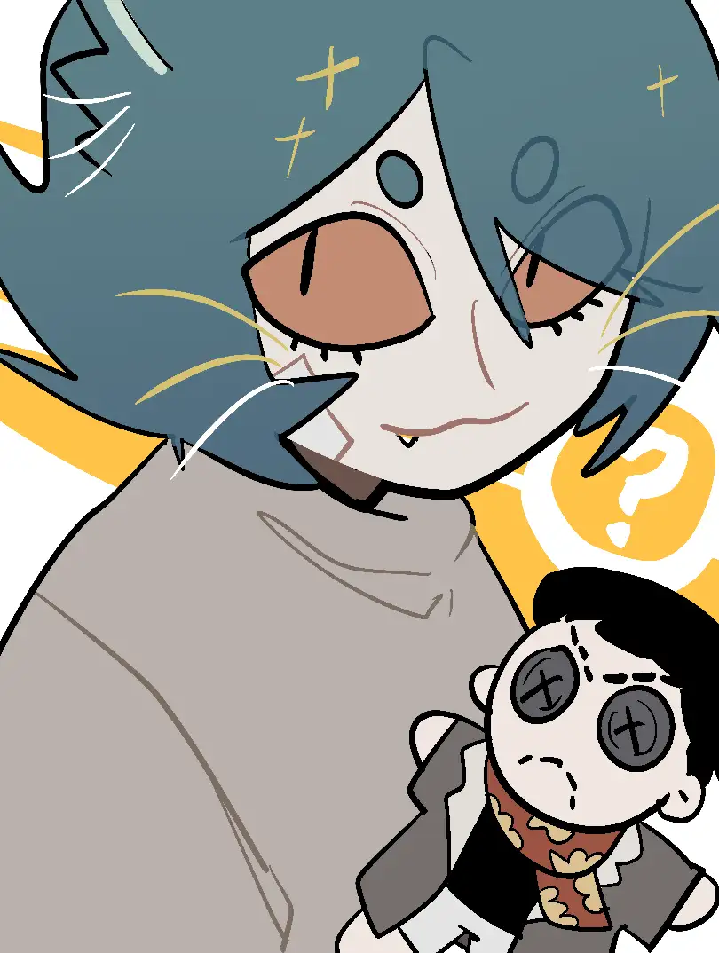 狂躁艺术家与猫